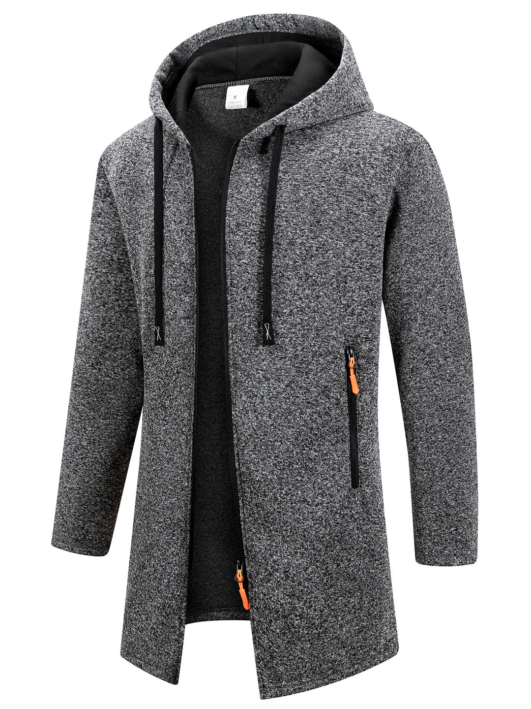 Men's Casual Sports Outfit Two-Piece Set with Hooded Jacket and Pants