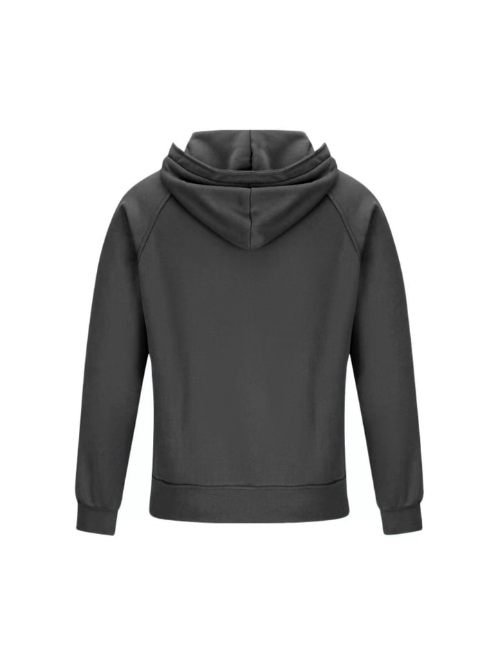 Men's Long Sleeve Zipper Pocket Hoodie Top