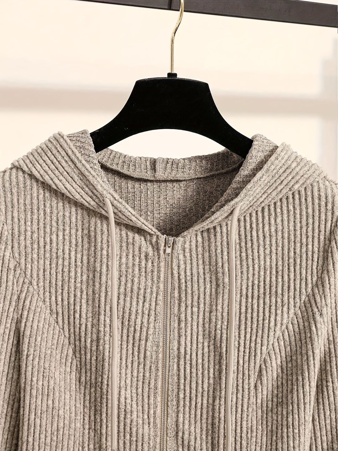Elegant Women's Hooded Long Sleeve Top and Pants Set