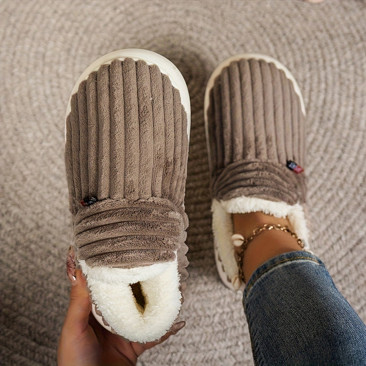 Winter Thermal Anti-Slip Slippers Boots for Women