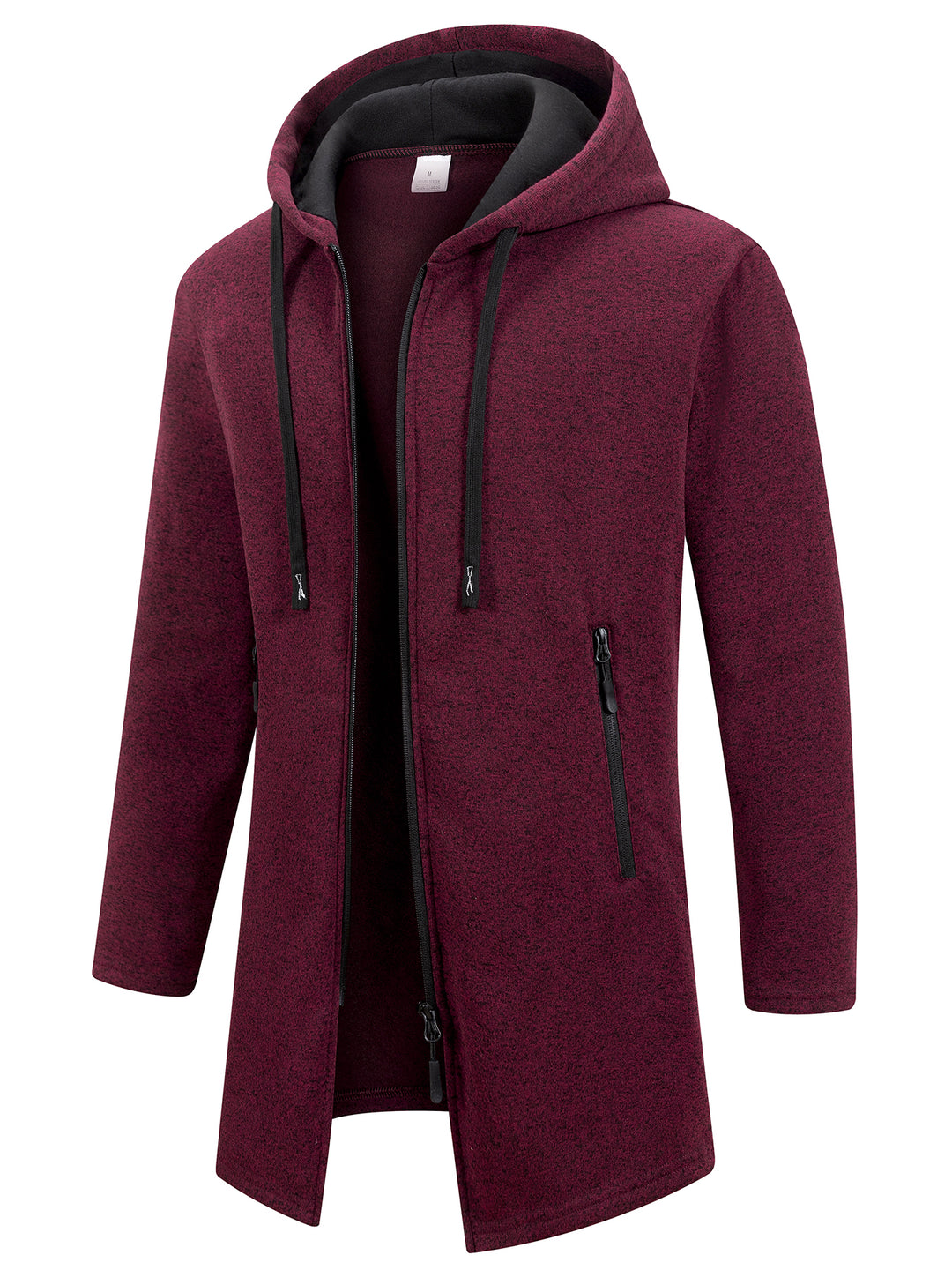 Men's Casual Sports Outfit Two-Piece Set with Hooded Jacket and Pants