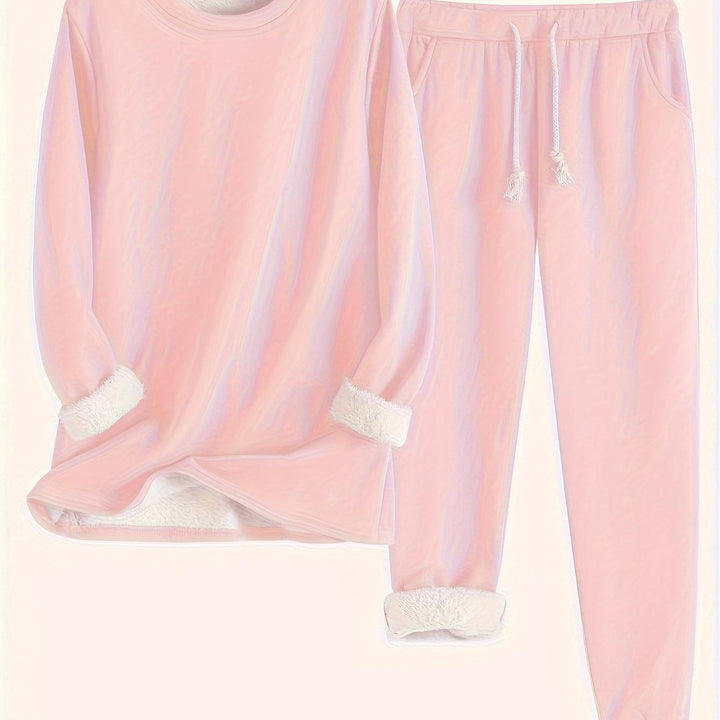 Plush Base Layer Set for Autumn and Winter