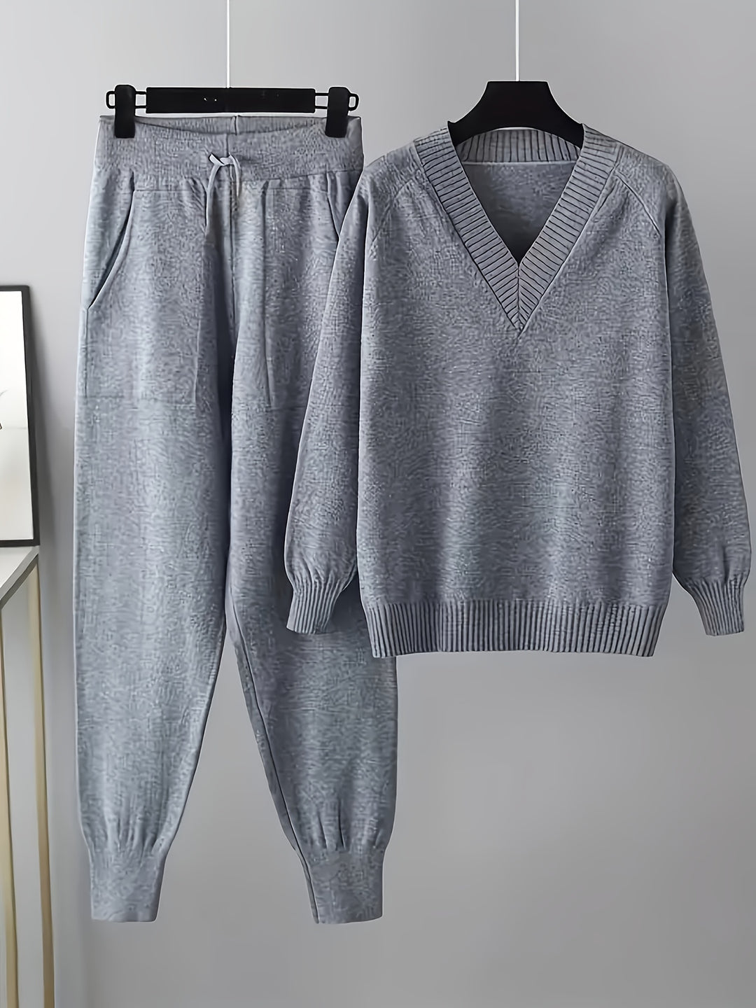 Stylish Ladies Casual Sweater and Pants Set