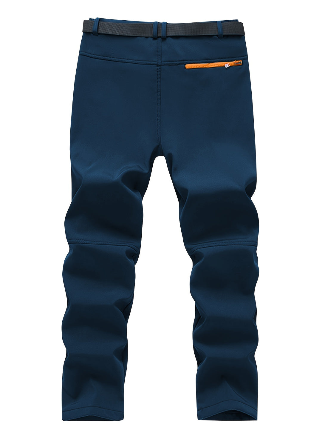 Men's Windproof Cargo Pants with Belt and Zippered Pockets