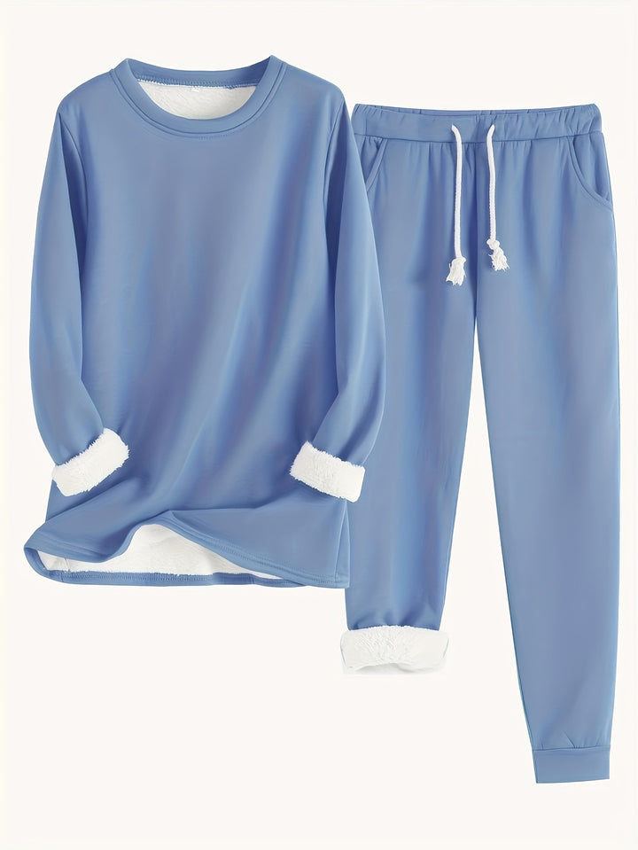 Plush Base Layer Set for Autumn and Winter