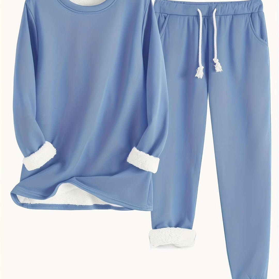 Plush Base Layer Set for Autumn and Winter