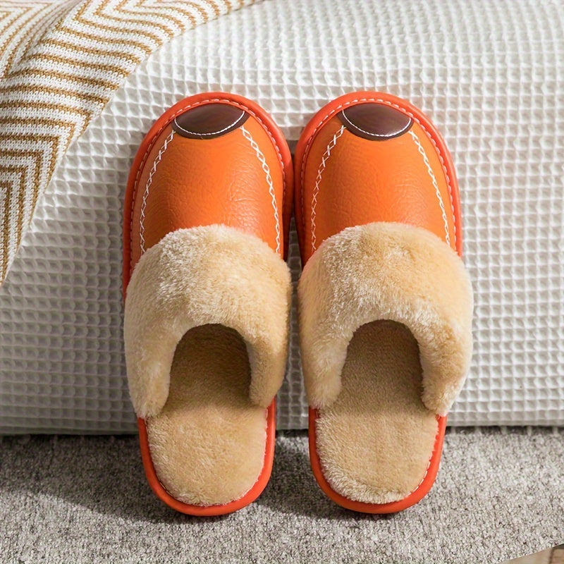 Men's Slip-On Slippers Indoor Comfort Soft Sole Winter House Shoes