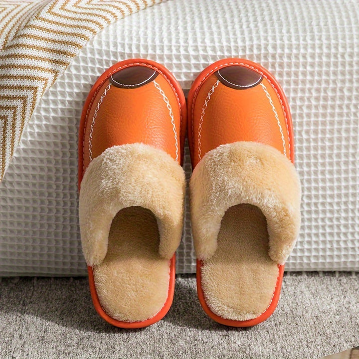 Men's Slip-On Slippers Indoor Comfort Soft Sole Winter House Shoes