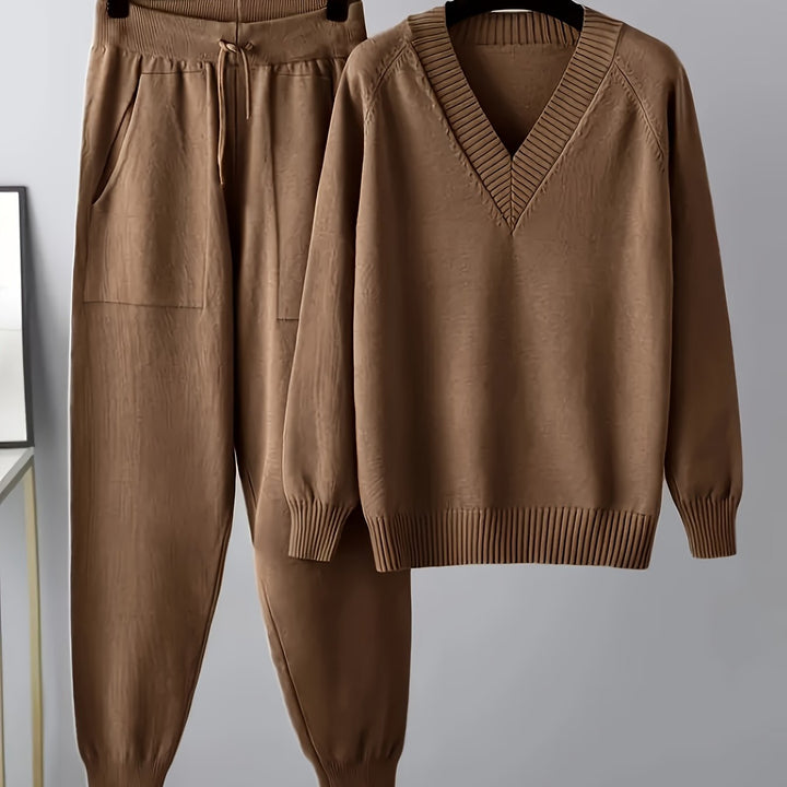 Stylish Ladies Casual Sweater and Pants Set