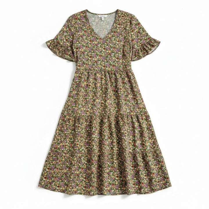 B Unique Fashions Women’s Floral Midi Dress