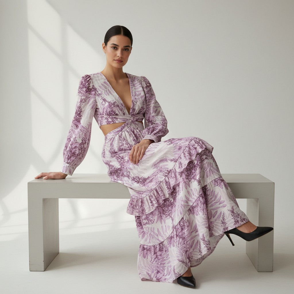 B Unique Fashions Women's Long Summer Dress