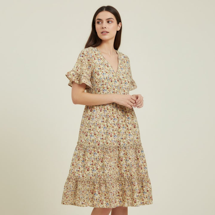 B Unique Fashions Women’s Floral Midi Dress