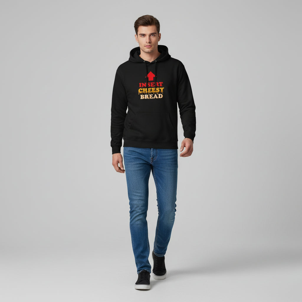 Insert Cheesy Bread Funny Food Lover Unisex Hoodie