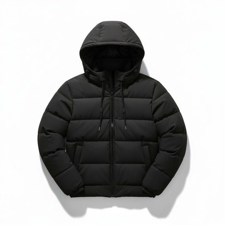 B Unique Fashions Men’s Lightweight Padded Puffer Jacket with Hood
