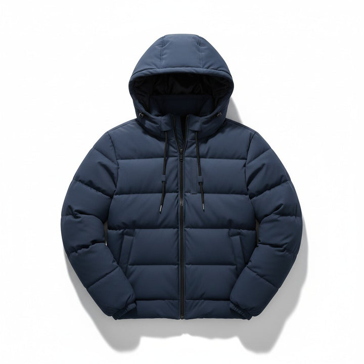 B Unique Fashions Men’s Lightweight Padded Puffer Jacket with Hood